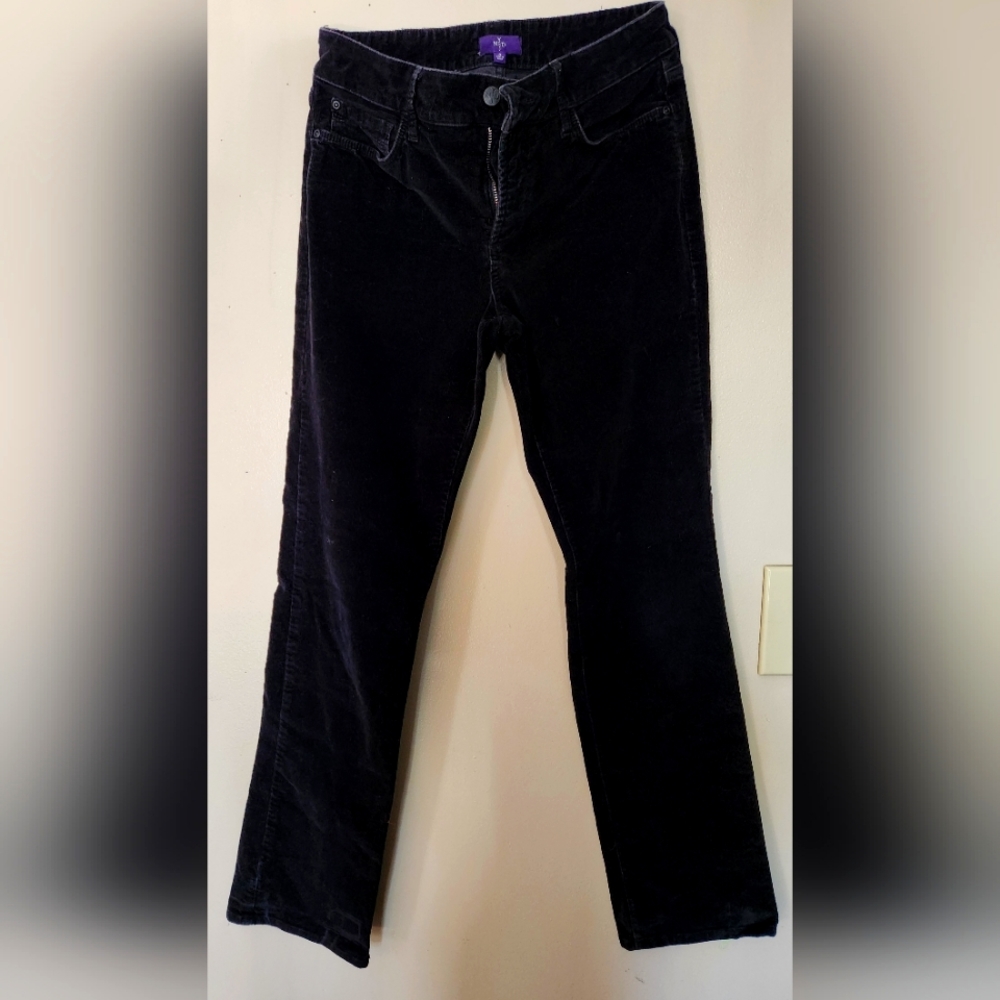 NYJD black corduroy pants